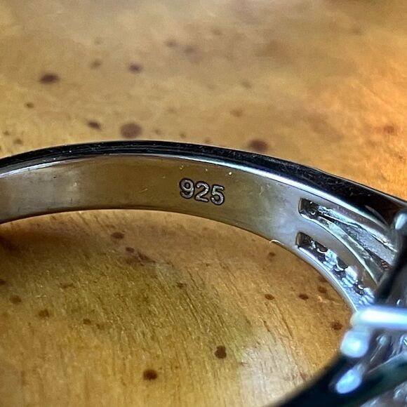 Color Changing Fluorite Tanzanite Sterling Silver Ring Size 10 - Picture 7 of 11